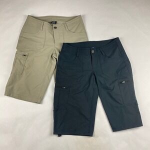 Kuhl Horizon Shorts Women's Size 2 Lot of 2 - Black Beige
